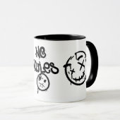 Graffiti Abstrakt "No Rules" Kaffeemaschine Tasse (VorderseiteRechts)