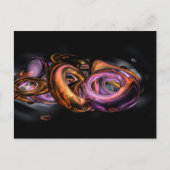 Graffiti Abstrakt Postcard Postkarte (Vorderseite)