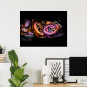 Graffiti Abstrakt Poster (Heimbüro)