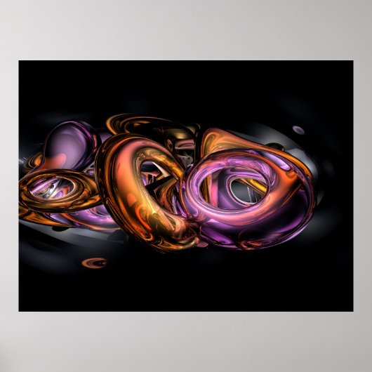 Graffiti Abstrakt Poster (Vorne)