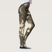 Graffiti-abstrakte Camouflage Leggings (Rechts)