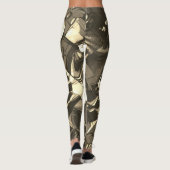 Graffiti-abstrakte Camouflage Leggings (Rückseite)