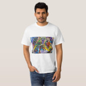 Graffiti-abstrakte Kunst T-Shirt (Vorne ganz)