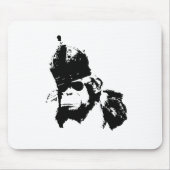 Graffiti-Affe-König Mousepad (Vorne)