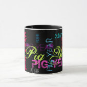 Graffiti-ähnliche Combo-Tasse für das Jahr 2019 Tasse (Zentrum)