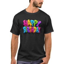 Graffiti Alles Gute zum Geburtstag farbenfrohe Bes
