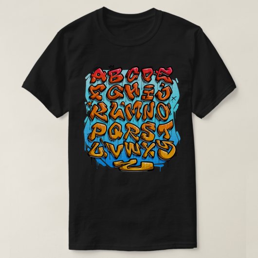 Graffiti Alphabet 3 T-Shirt (Design vorne)