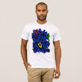 Graffiti-Alphabet T-Shirt (Vorne ganz)