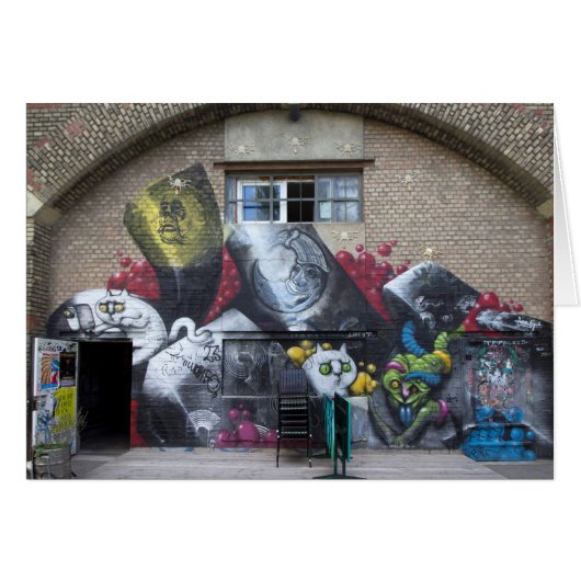 Graffiti am Stadtbahnbogen, Wien Österreich (Vorderseite (Horizontal))