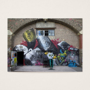 Graffiti am Stadtbahnbogen, Wien Österreich