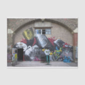 Graffiti am Stadtbahnbogen, Wien Österreich Seidenpapier (Vorderseite)