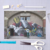 Graffiti am Stadtbahnbogen, Wien Österreich Seidenpapier (Handwerk)