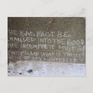 Graffiti an der Nordwand, Treppen zum Kitsilano Be Postkarte