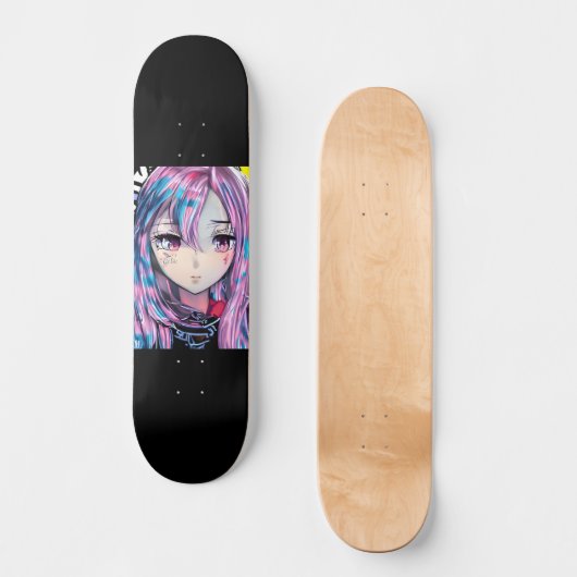 Graffiti Anime Skateboard (Vorderseite)