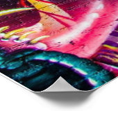 Graffiti Apokalypse Horseman Poster (Ecke)