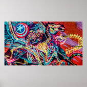 Graffiti Apokalypse Horseman Poster (Vorne)