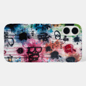 Graffiti-Apple-Logo Case-Mate iPhone Hülle (Rückseite (Horizontal))