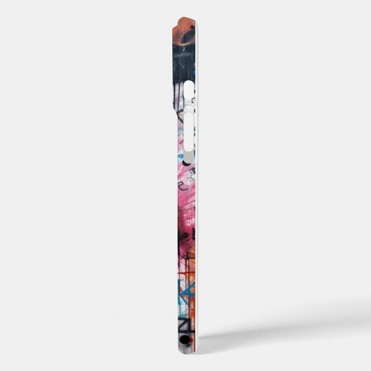 Graffiti-Apple-Logo Case-Mate iPhone Hülle (Rückseite / Links)