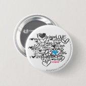 Graffiti-Aqua Button (Vorne & Hinten)