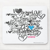 Graffiti-Aqua Mousepad (Vorne)