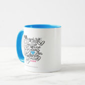 Graffiti-Aqua Tasse (Vorderseite Links)