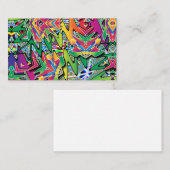 Graffiti-Arrow-Explosion Visitenkarte (Vorne/Hinten)