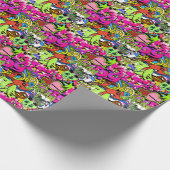 Graffiti Art: Angesagt-Hop-Stil Geschenkpapier (Ecke)