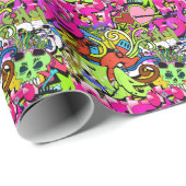 Graffiti Art: Angesagt-Hop-Stil Geschenkpapier (Rolleneckpunkt)