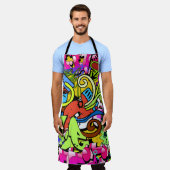 Graffiti Art: Angesagt-Hop-Stil Schürze (Getragen)