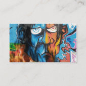 Graffiti Art Autoaufkleber Visitenkarte (Rückseite)