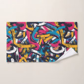 Graffiti Art Badhandtuch Set (Handtuch)