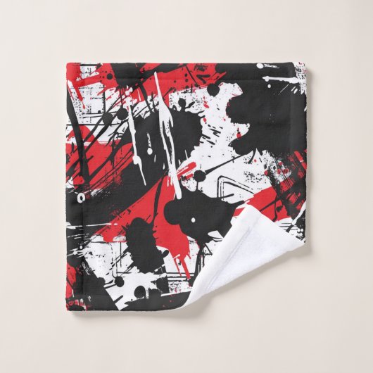 Graffiti Art Badhandtuch Set (Waschlappen)