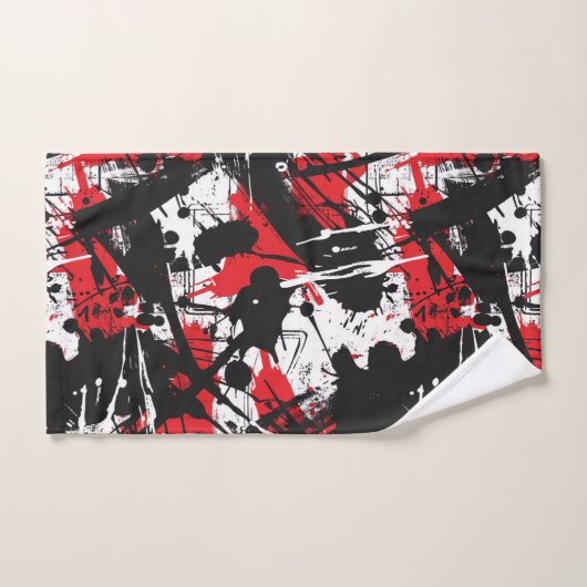 Graffiti Art Badhandtuch Set (Handtuch)