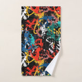 Graffiti Art Badhandtuch Set (Handtuch)