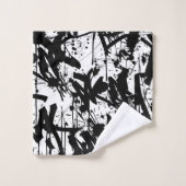 Graffiti Art Badhandtuch Set (Waschlappen)