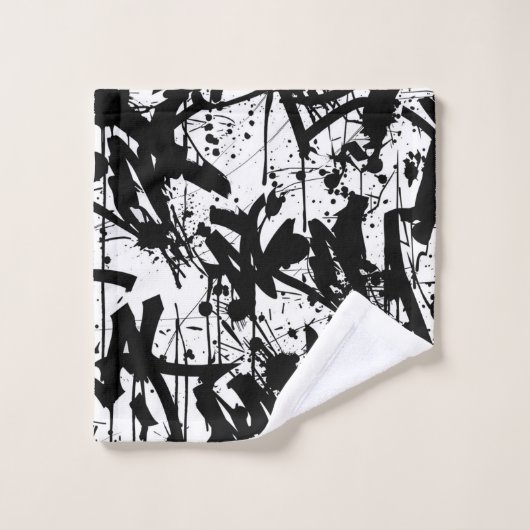 Graffiti Art Badhandtuch Set (Waschlappen)