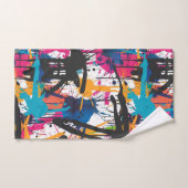 Graffiti Art Badhandtuch Set (Handtuch)