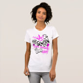 Graffiti Art Bubbriefe T-Shirt (Vorne ganz)
