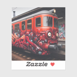 Graffiti Art Custom-Cut Vinyl Sticker