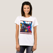 Graffiti Art Design - Urban Street Style T-Shirt (Vorne ganz)