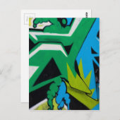 Graffiti Art Designs Postkarte (Vorne/Hinten)