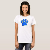 Graffiti Art Dog Paw Print T-Shirt (Vorne ganz)