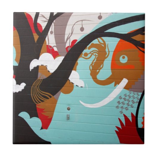 Graffiti Art Fliese (Vorderseite)