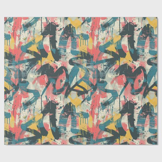 Graffiti Art Geschenkpapier (Flach)