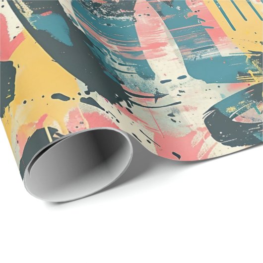 Graffiti Art Geschenkpapier (Rolleneckpunkt)