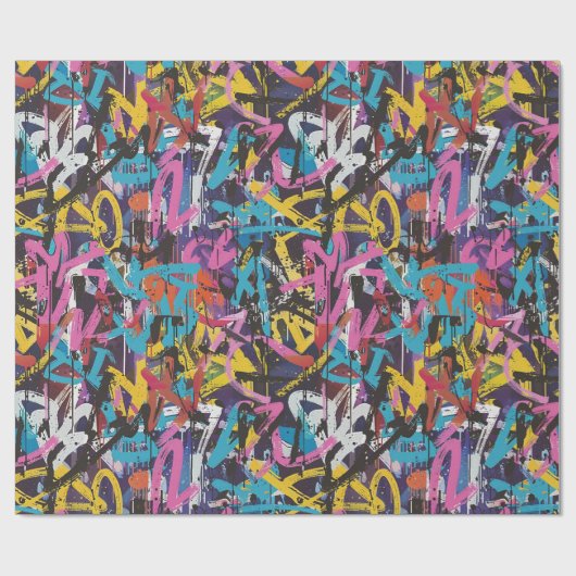 Graffiti Art Geschenkpapier (Flach)