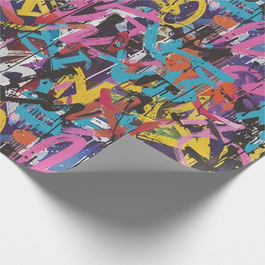 Graffiti Art Geschenkpapier (Ecke)