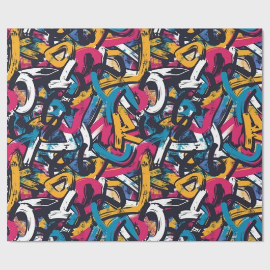 Graffiti Art Geschenkpapier (Flach)