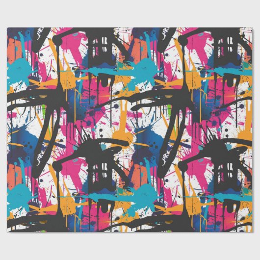 Graffiti Art Geschenkpapier (Flach)
