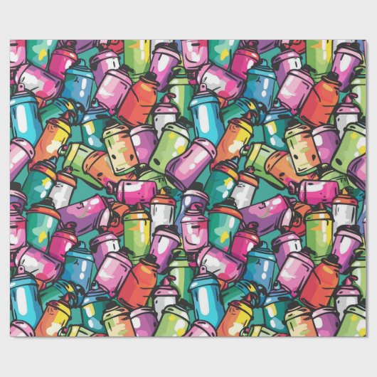 Graffiti Art Geschenkpapier (Flach)